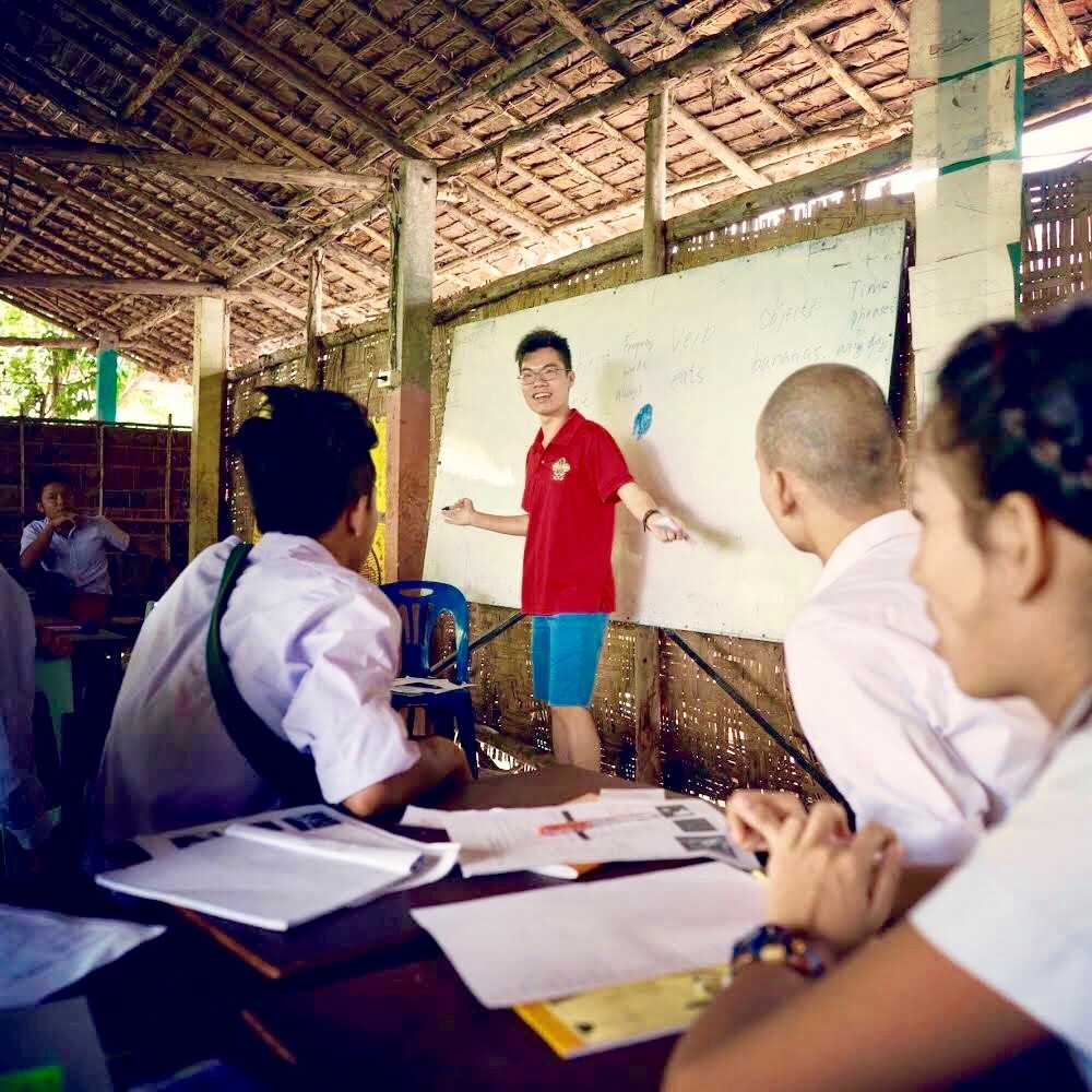 Photo of Anson teaching